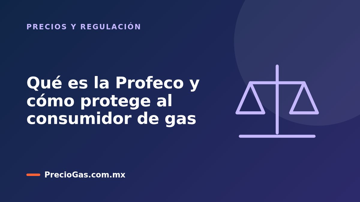 Qué es la Profeco y cómo protege al consumidor de gas